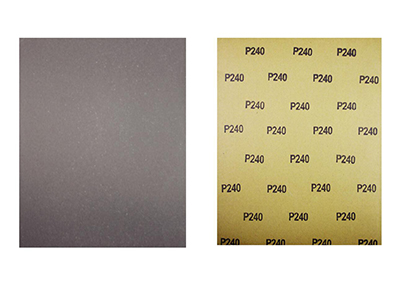 Water proof abrasive paper sheets