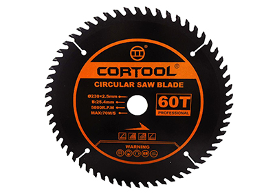 Circular saw blade for wood working