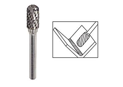 Rotary burrs type C - Cylindrical with Ball top