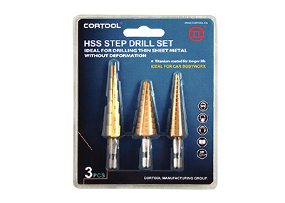 3pcs step drill