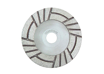 Impressed Slot Cup Wheel-Aluminum Back