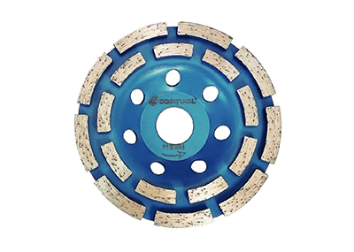 Double row cup wheel