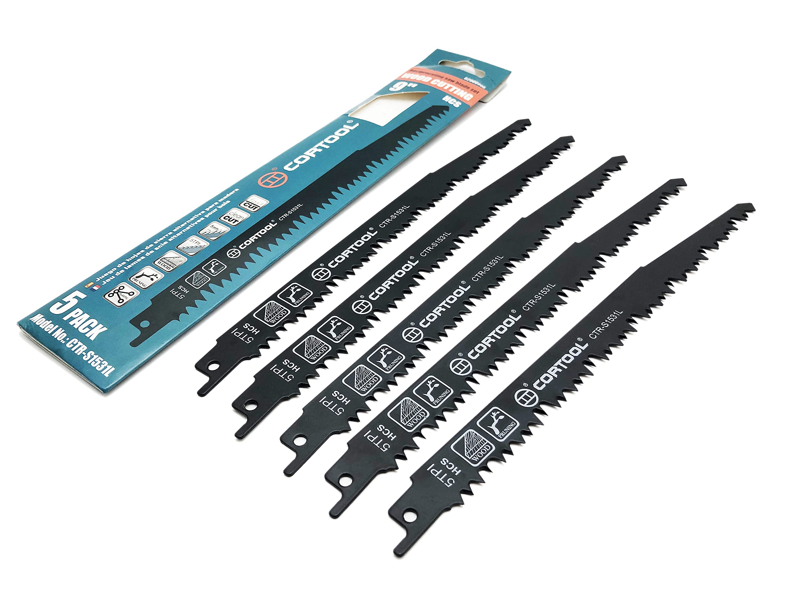 5pcs Reciprocating Saw Blades set