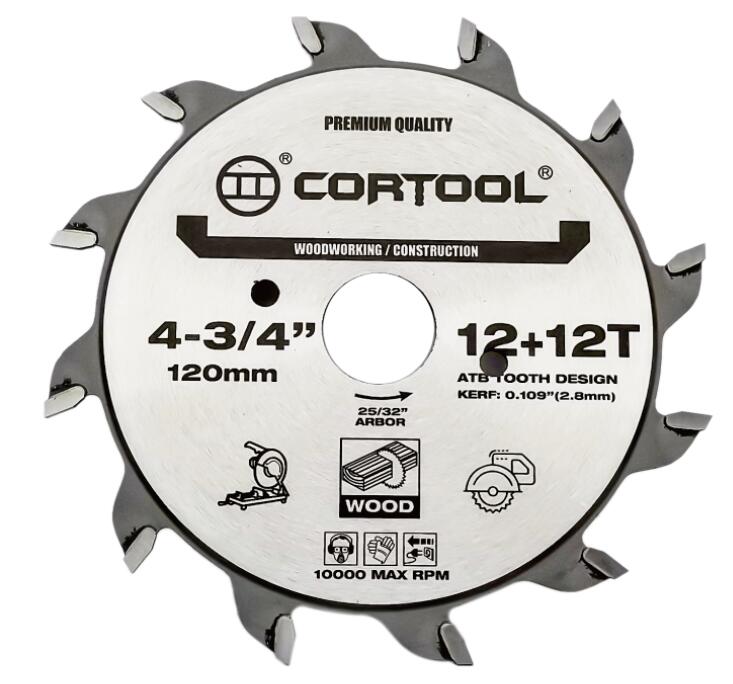 PROFESSIONAL SINGLE / DOUBLE ROW TCT SAW BLADE