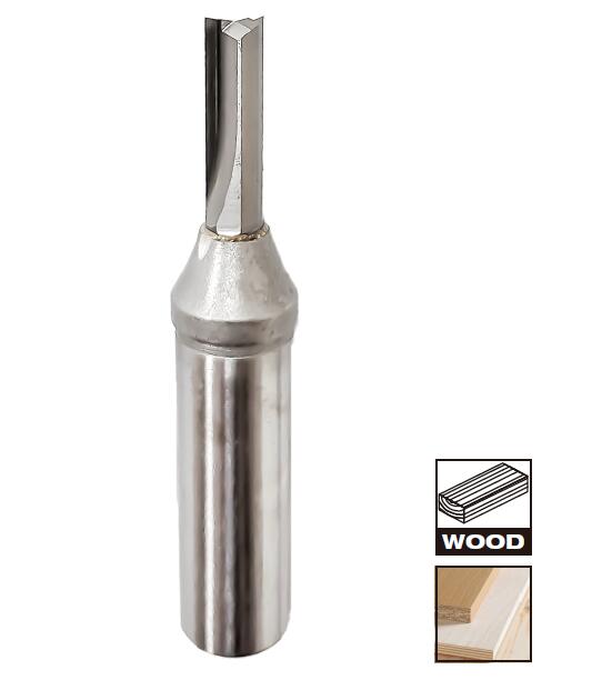 TCT DOUBLE FLUTE STRAIGHT ROUTER BIT